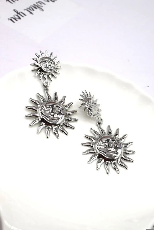 Boucles d'oreilles Soleil