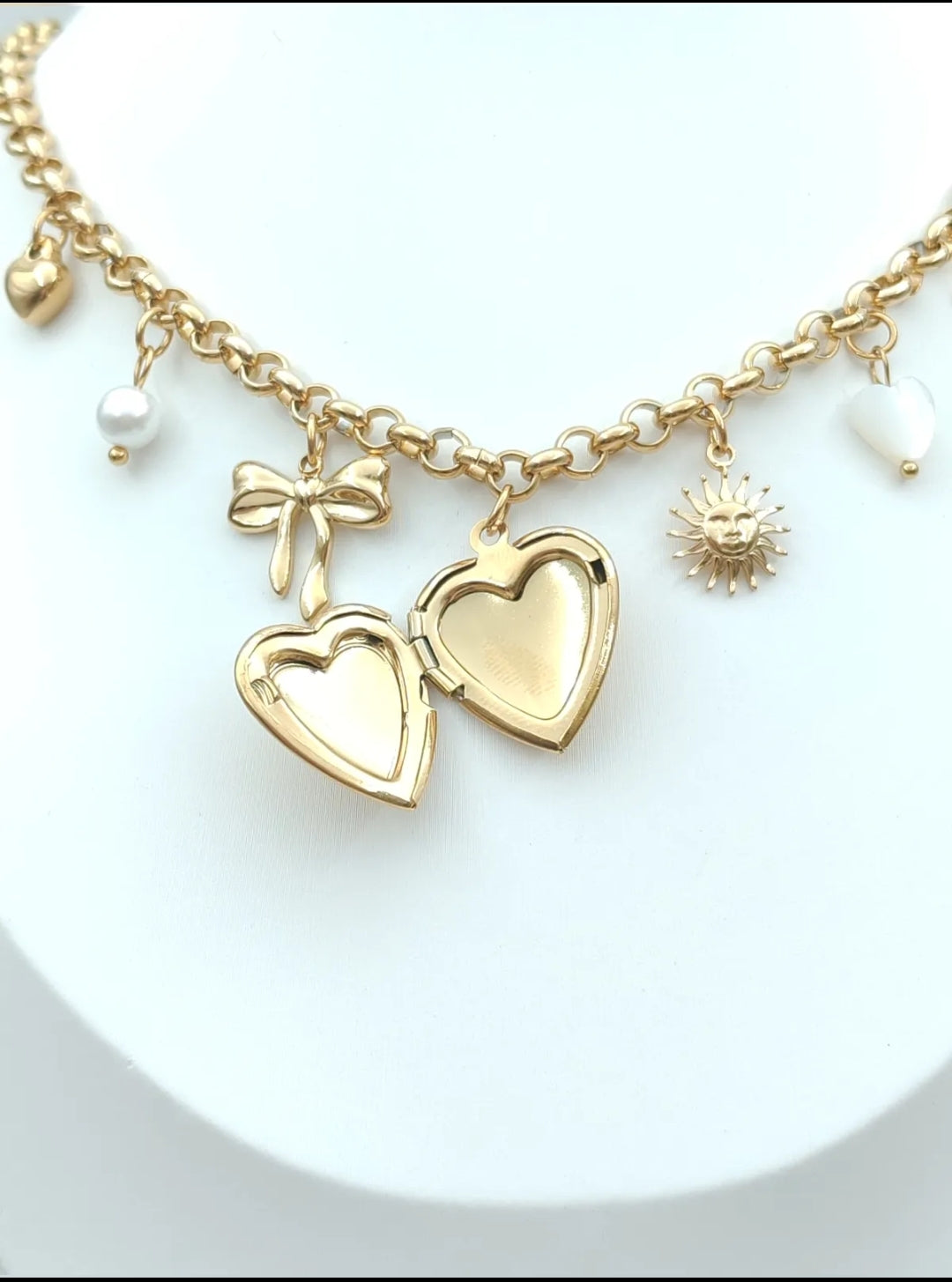 Collier Coeur Doré