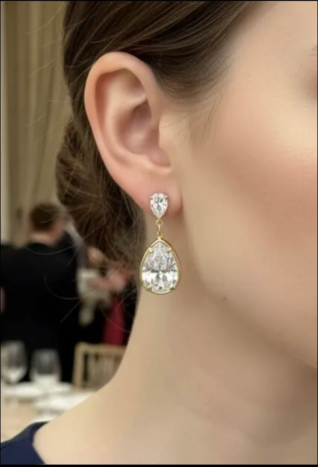 Boucles d'oreilles Blanche