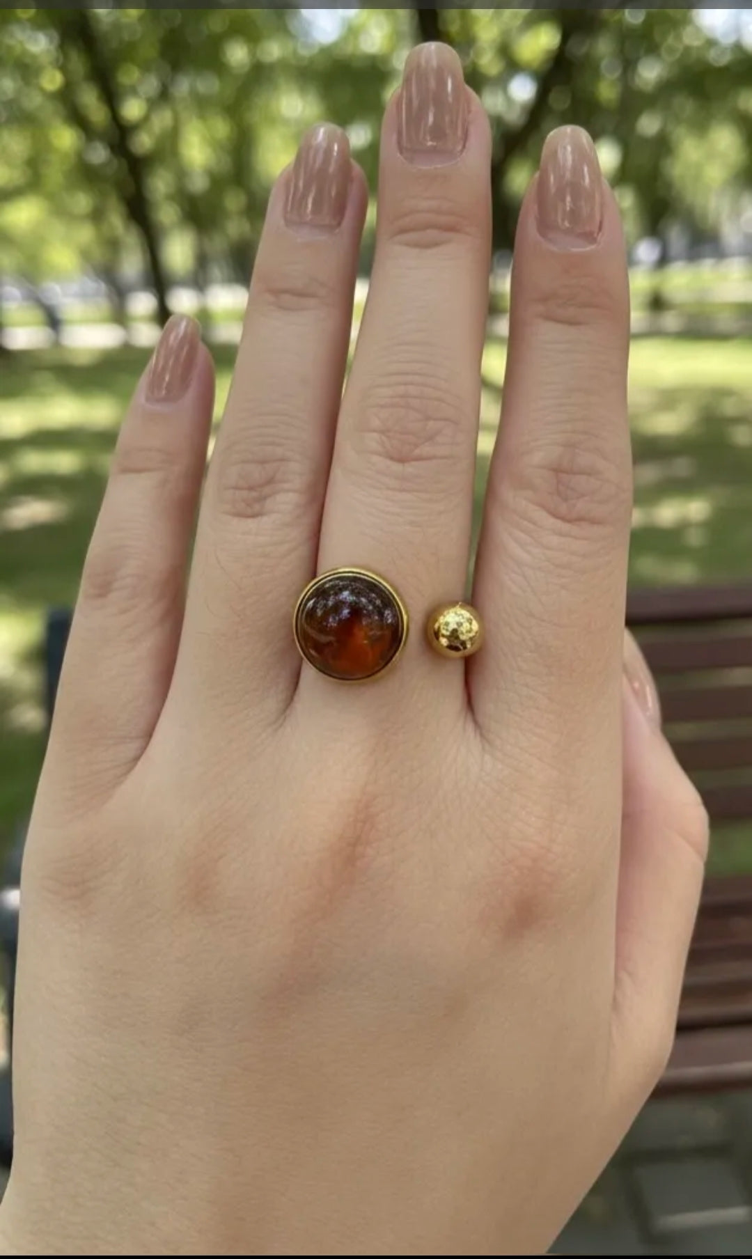 Bague Marron