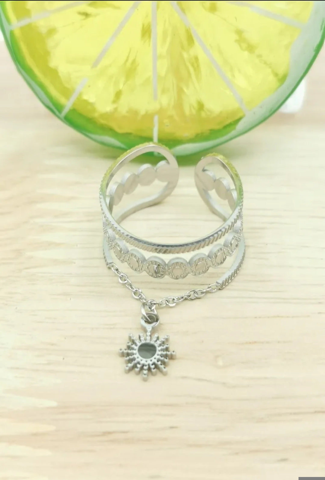 Bague breloque