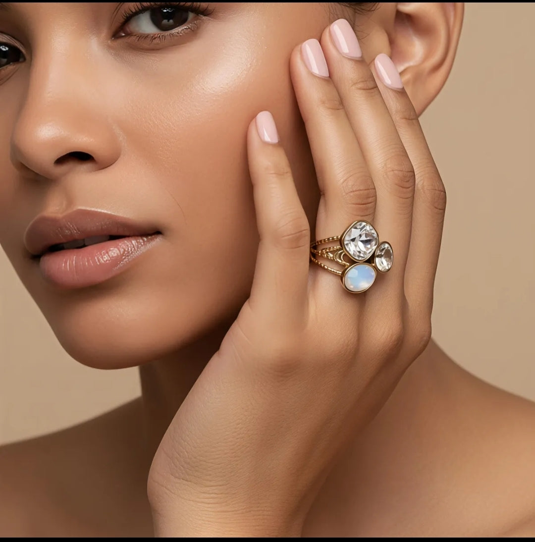 Bague Lucie – Élégance & Éclat en 13 Couleurs