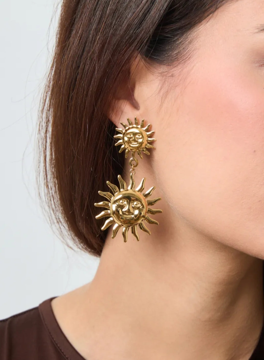 Boucles d'oreilles Soleil