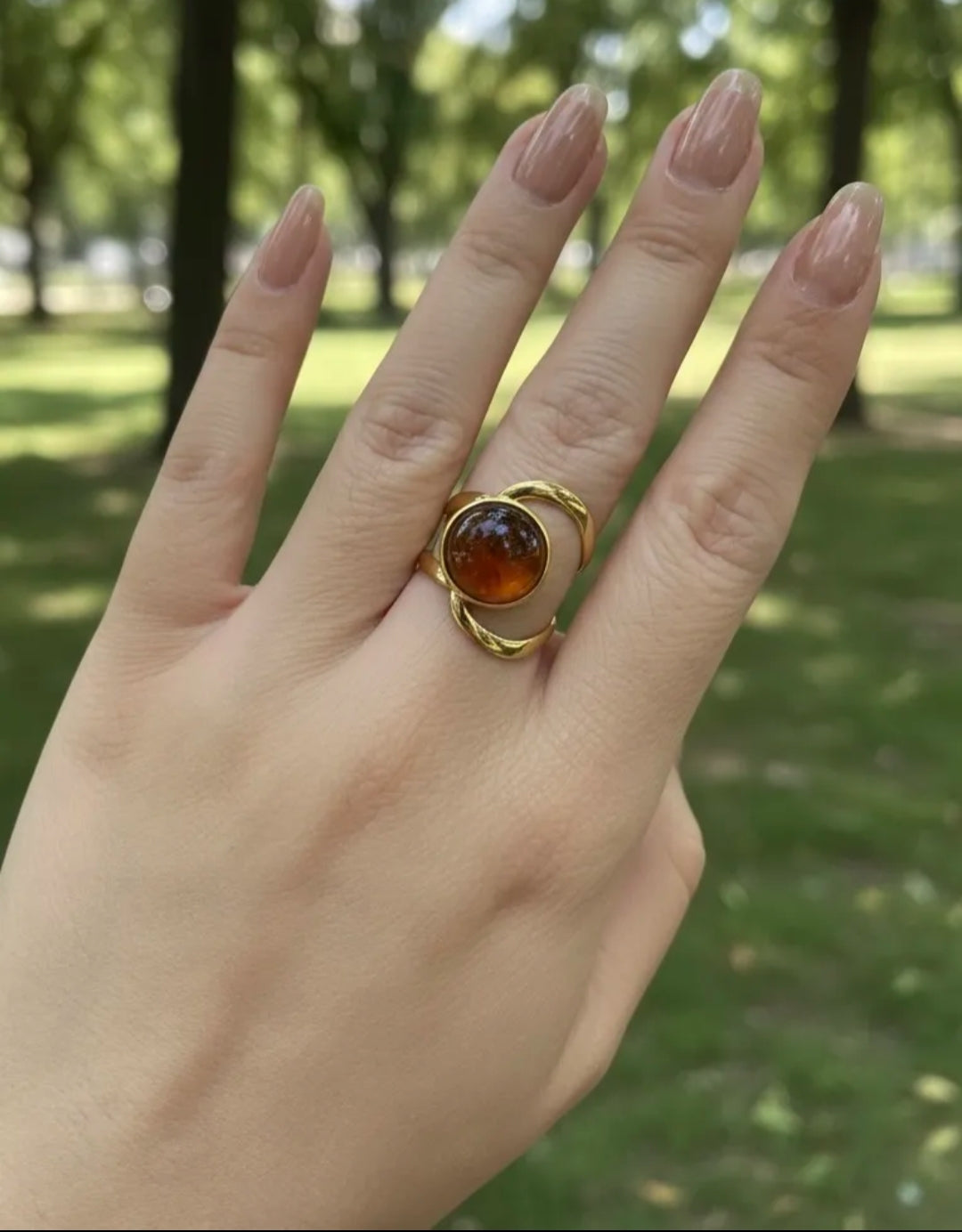 Bague Marron