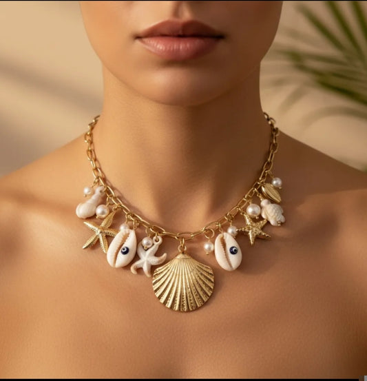 Collier coquillage