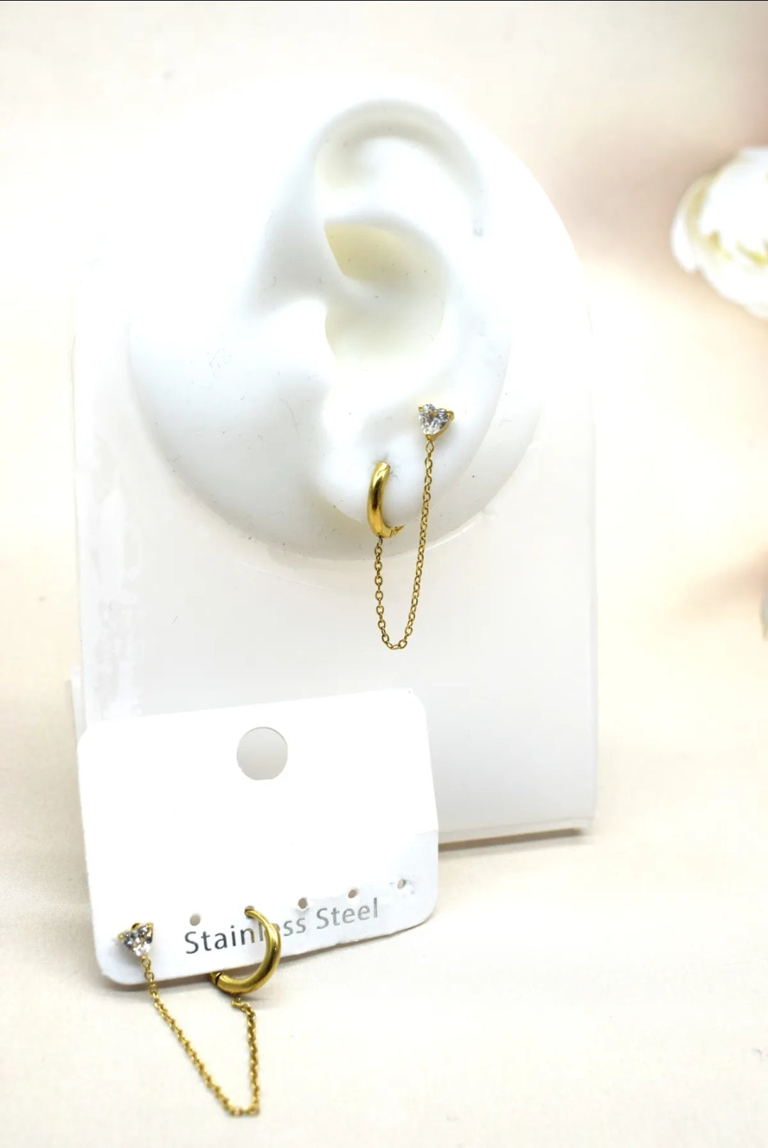 Boucles d'oreilles Double
