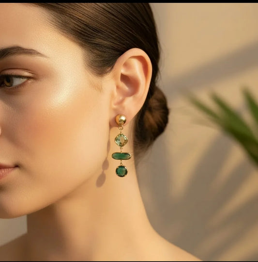 Boucles d'oreilles Cristal