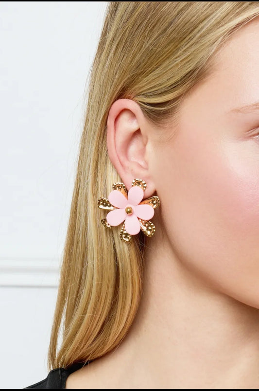 Boucles d'oreilles Fleur