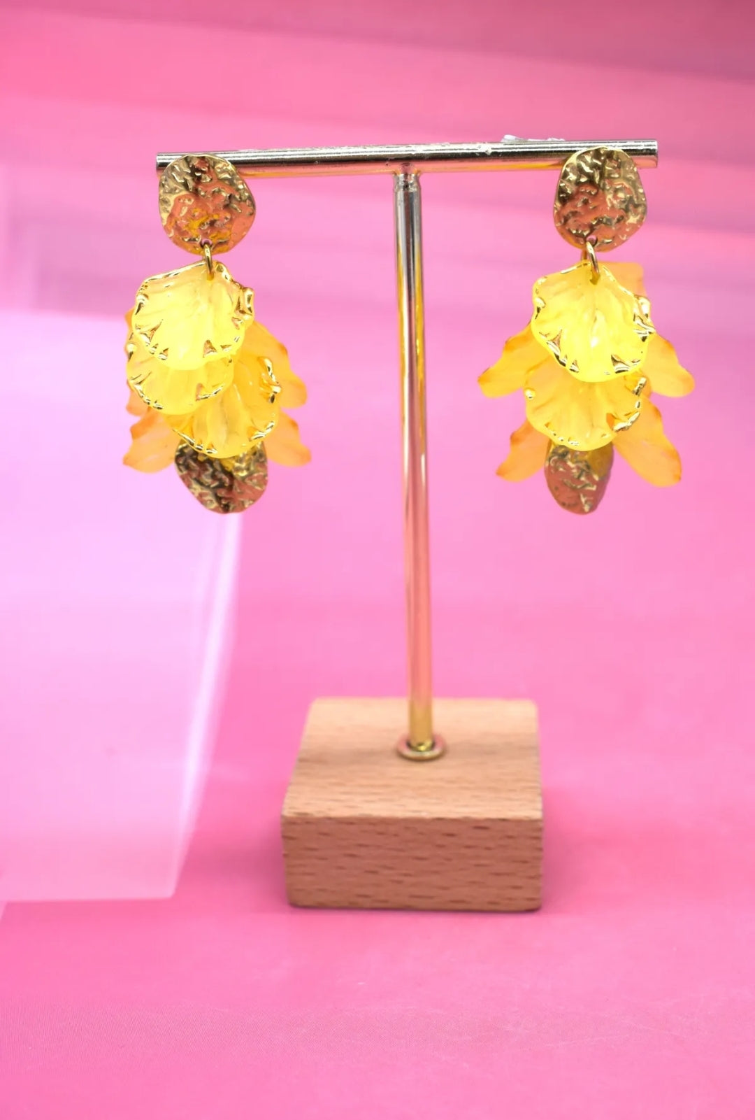 Boucles d'oreilles Résine