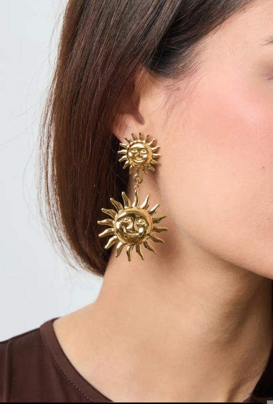 Boucles d'oreilles Soleil