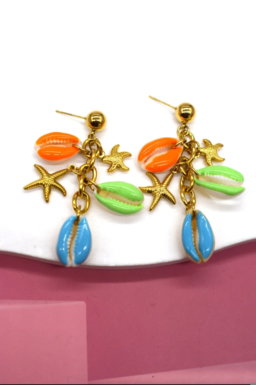 Boucles d'oreilles Coquillage