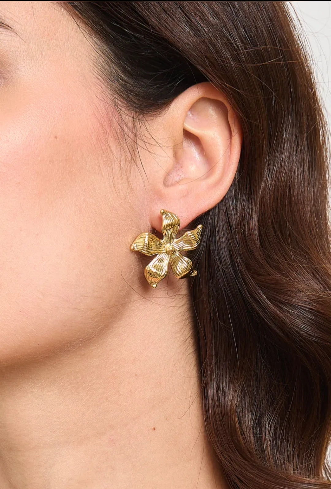 Boucles d'oreilles fleur