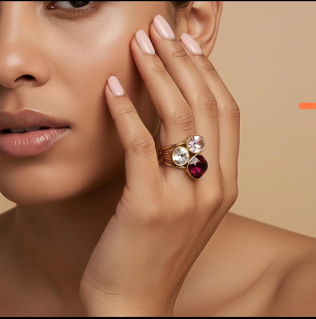 Bague Lucie – Élégance & Éclat en 13 Couleurs