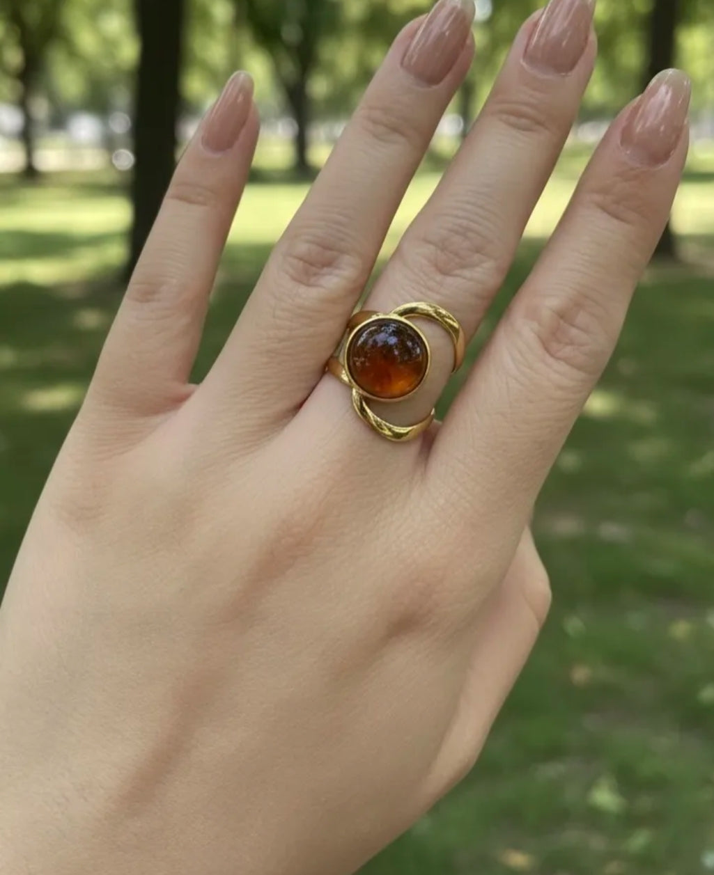 Bague Marron