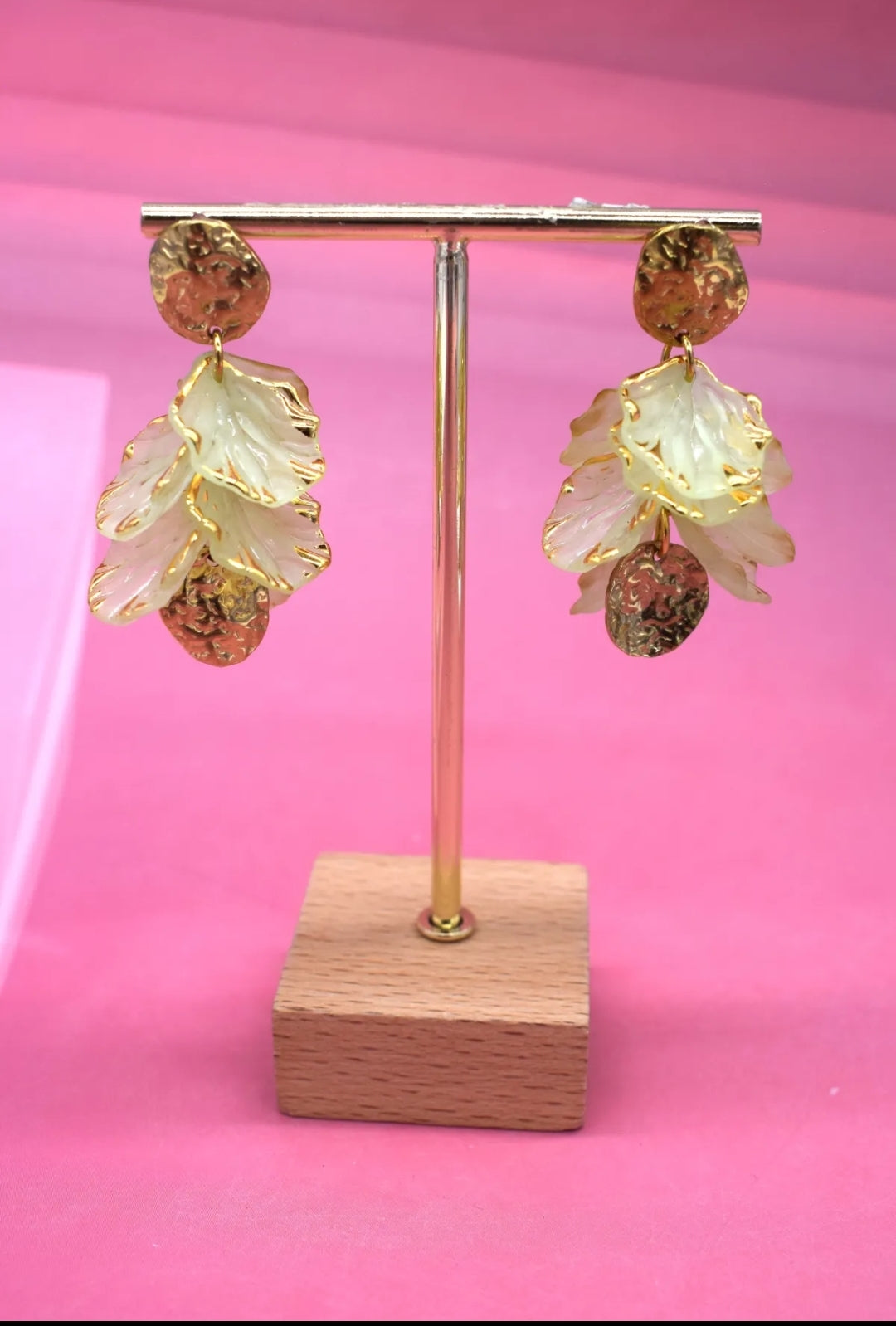 Boucles d'oreilles Résine