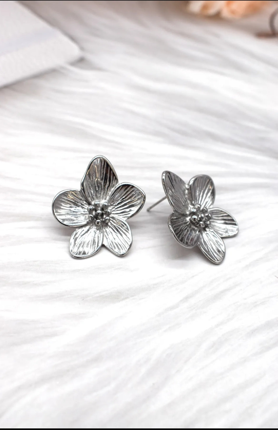 Boucles d'oreilles fleur