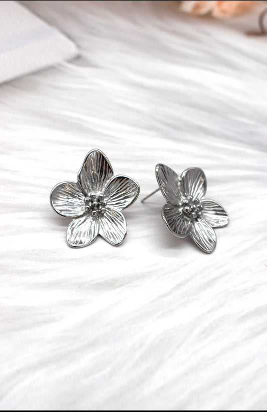 Boucles d'oreilles fleur
