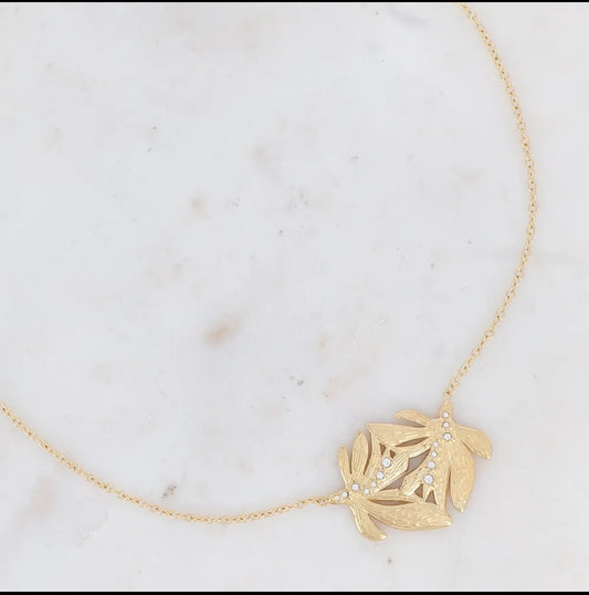 Collier Feuille