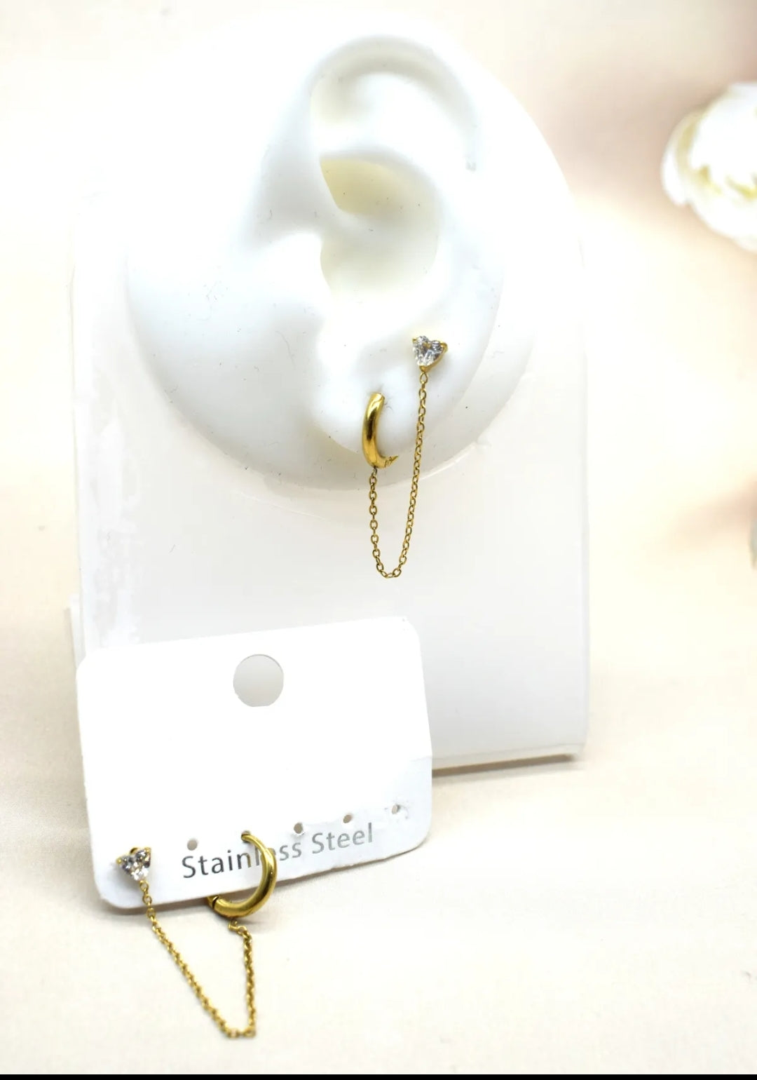 Boucles d'oreilles Double