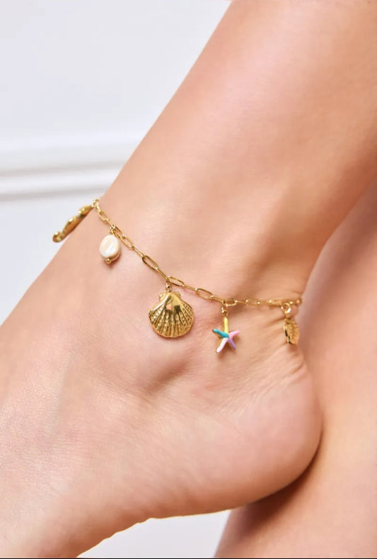 Bracelet de cheville étoile