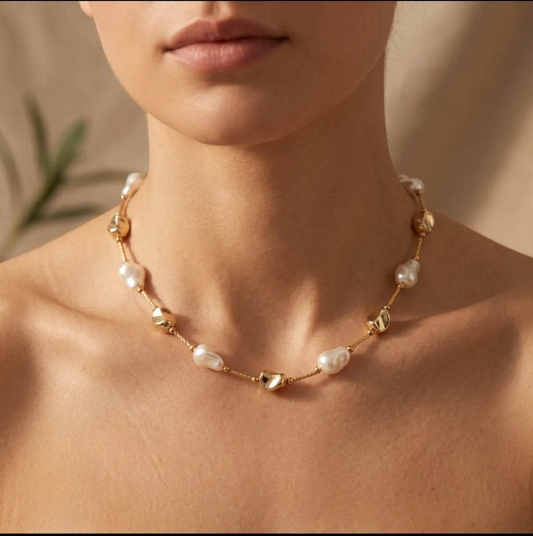 Collier Blanc