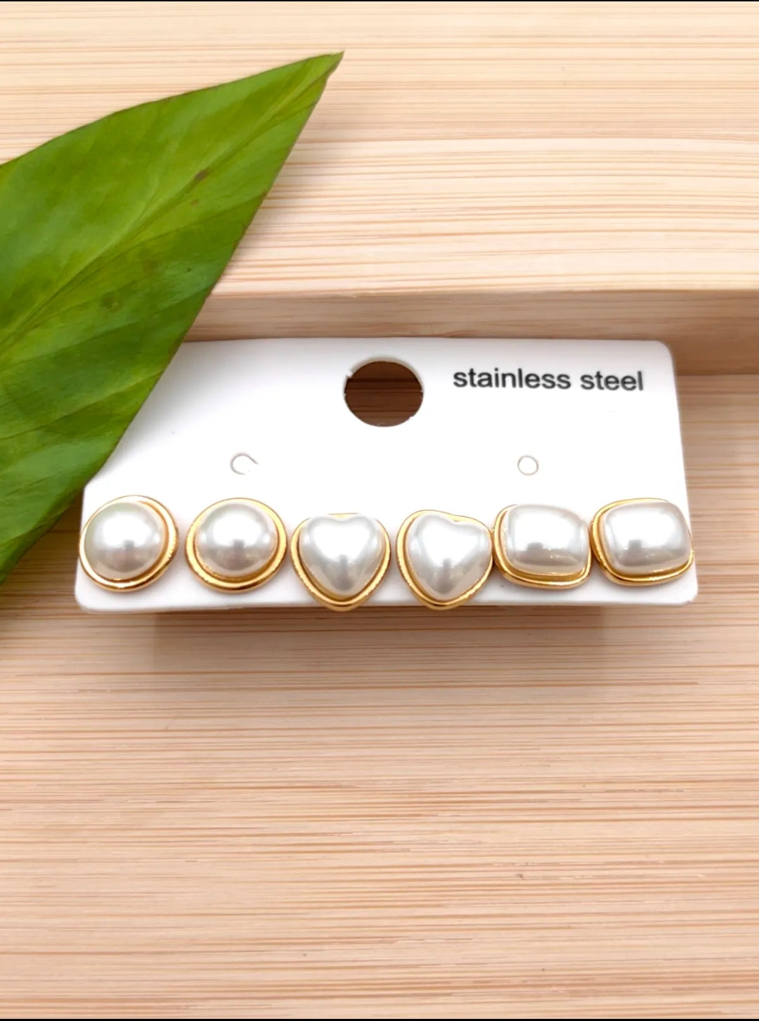 Boucles d'oreilles Blanc