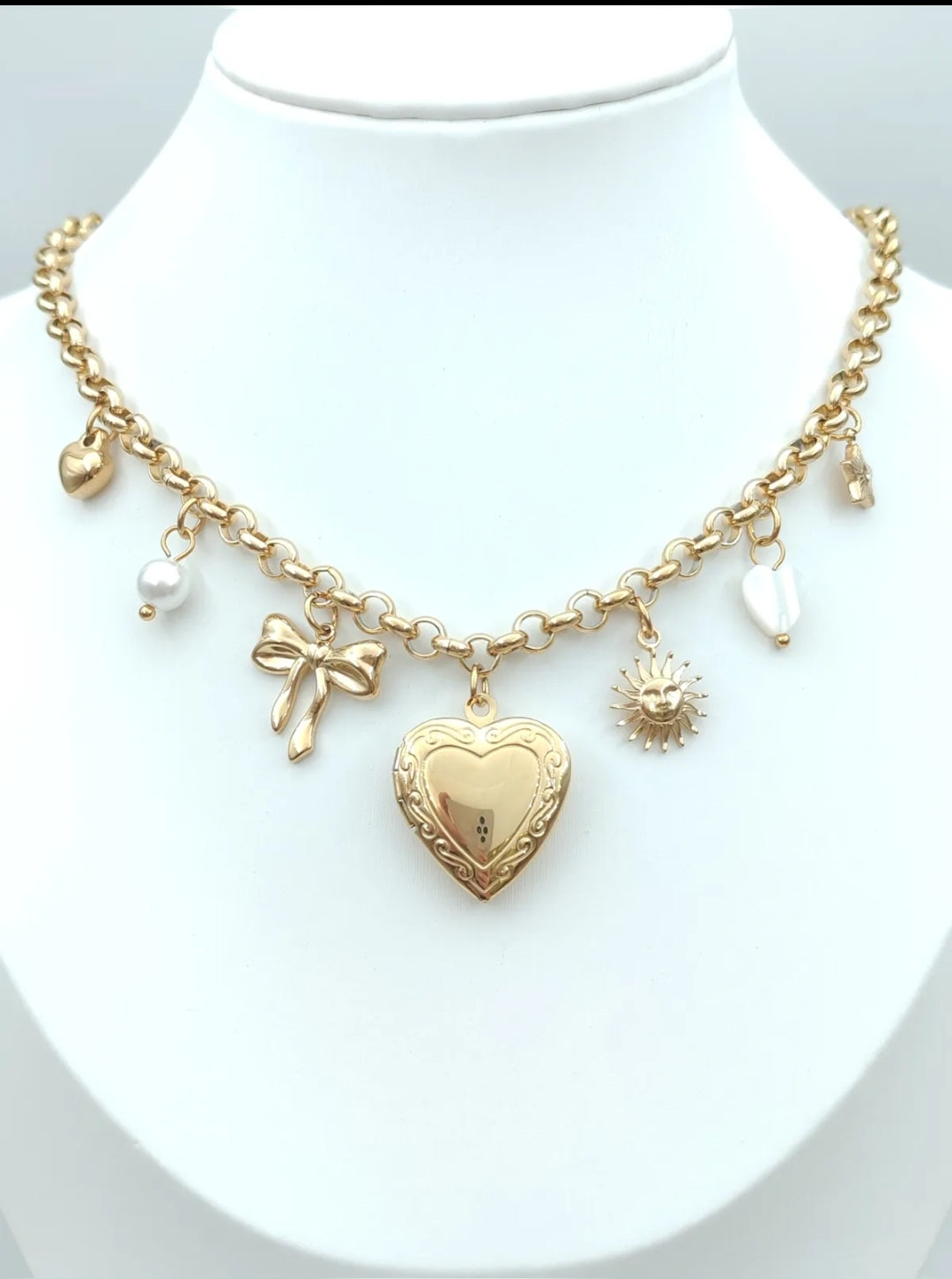 Collier Coeur Doré