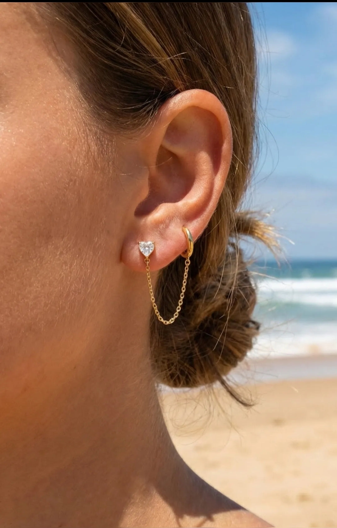 Boucles d'oreilles Double