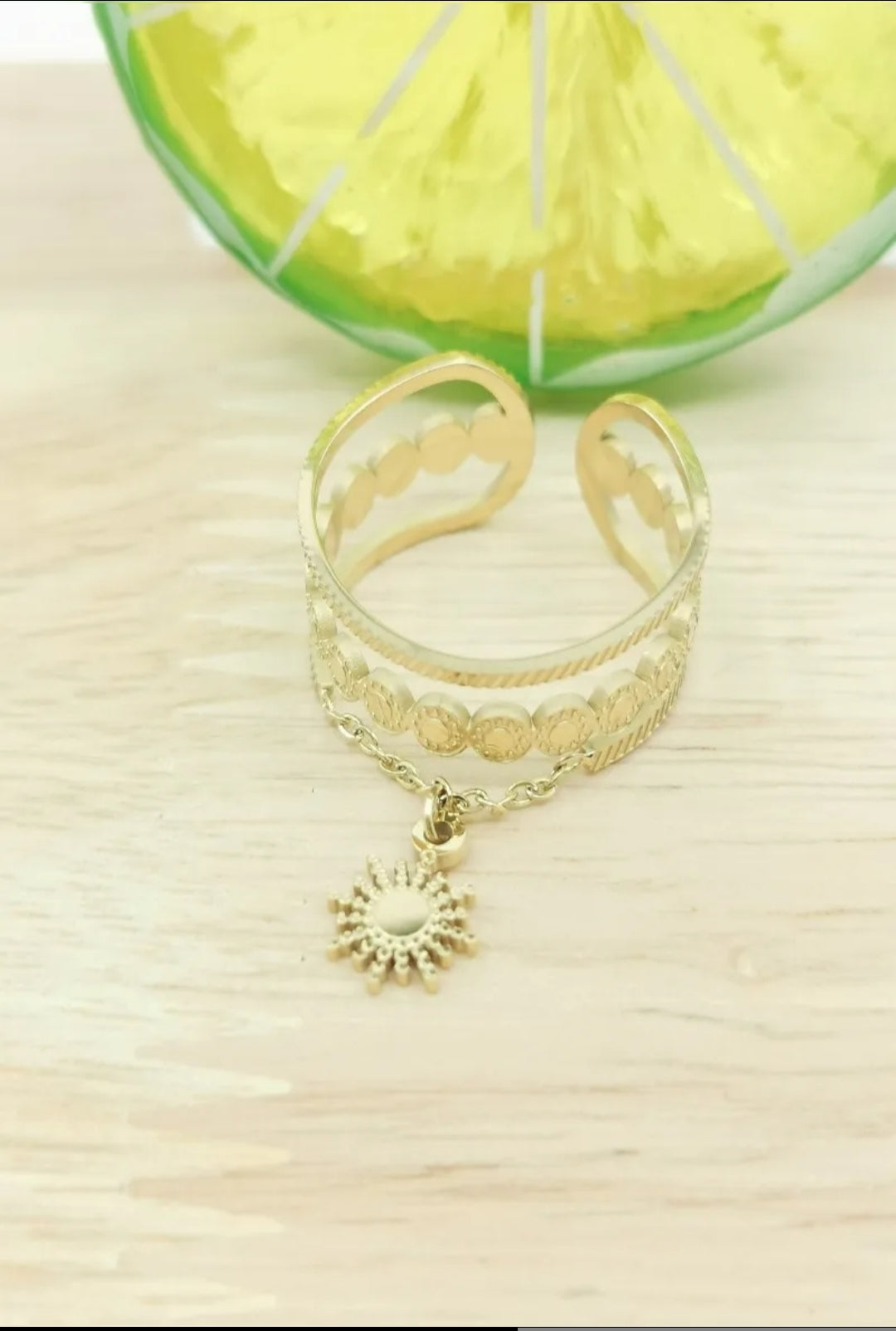 Bague breloque