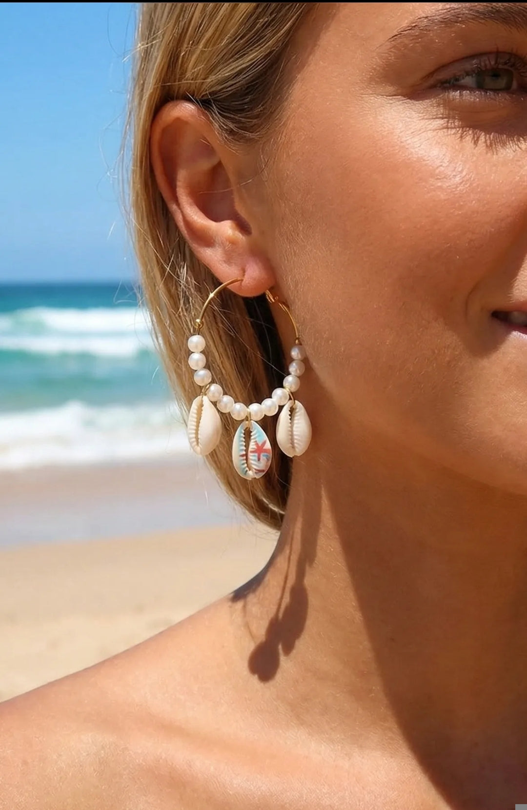 Boucles d'oreilles Coquillage