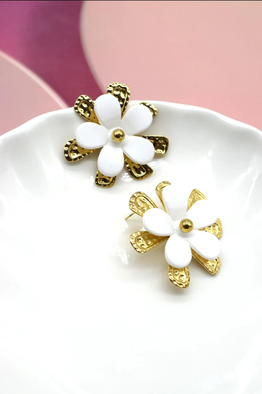 Boucles d'oreilles Fleur