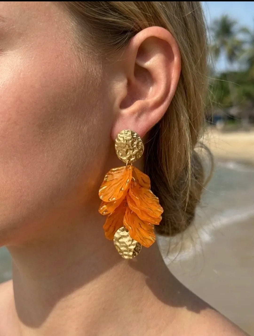 Boucles d'oreilles Résine