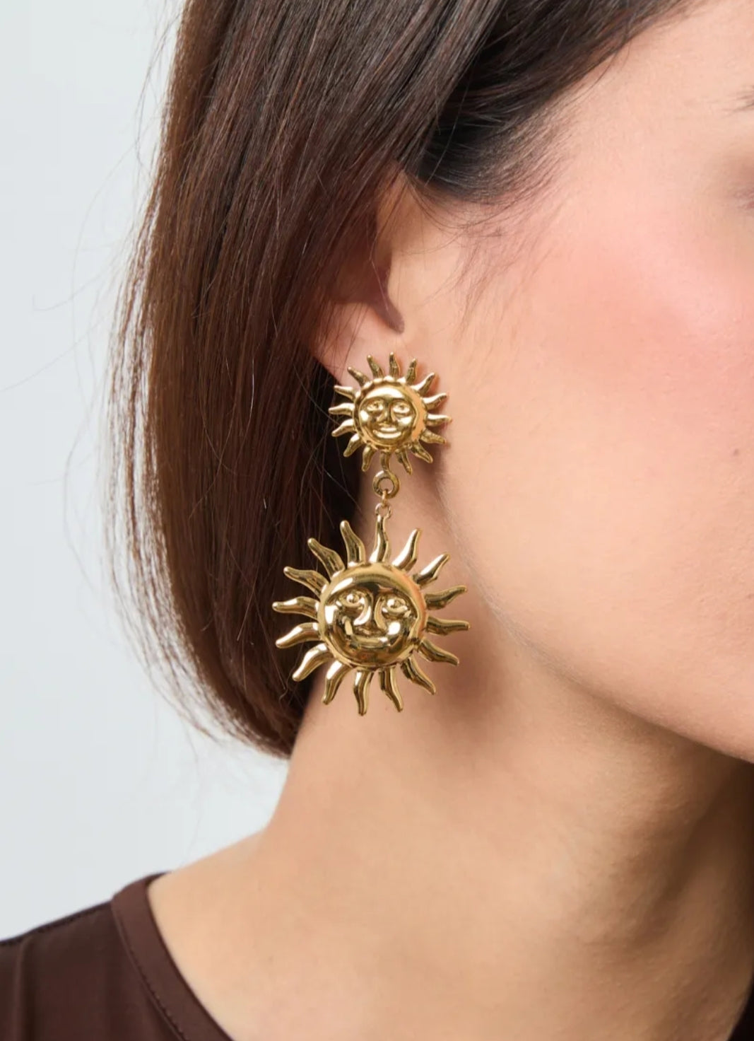 Boucles d'oreilles Soleil